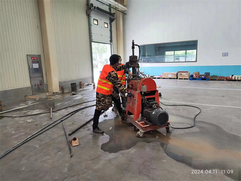 丰县厂房地面下沉塌陷注浆加固施工